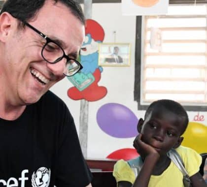 Thierry Beccaro devient ambassadeur de l’UNICEF France