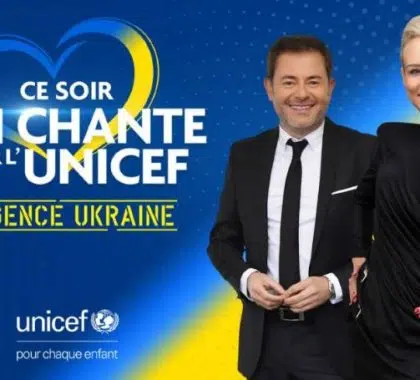 Soirée de solidarité pour collecter des fonds pour les enfants d’Ukraine : W9 se mobilise avec l’UNICEF