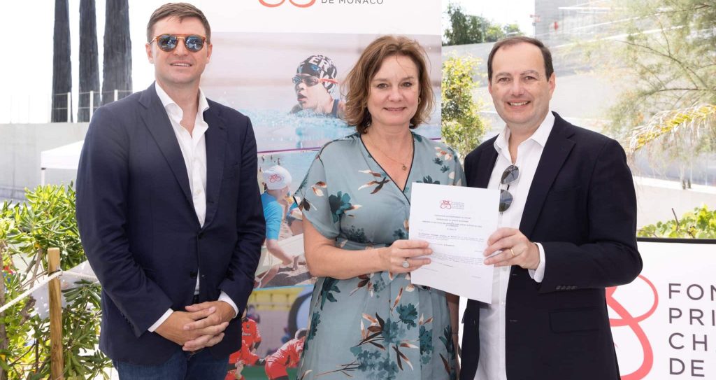 La Fondation Princesse Charlène de Monaco et l’UNICEF France signent un partenariat afin de protéger les enfants de la noyade. © Éric Mathon – Palais Princier