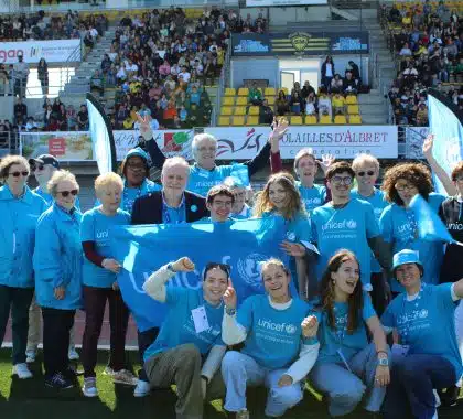 Les bénévoles de l’UNICEF se mobilisent pour le droit au sport
