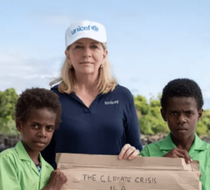 Les enfants du Pacifique en première ligne de la crise climatique