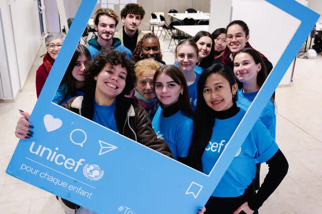 Formation des volontaires en service civique au sein de l'UNICEF France. ©UNICEF France