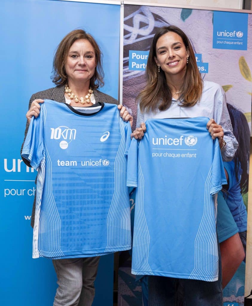 Photo d'Ann Avril, directrice générale de l'UNICEF France et de Marine Lorphelin