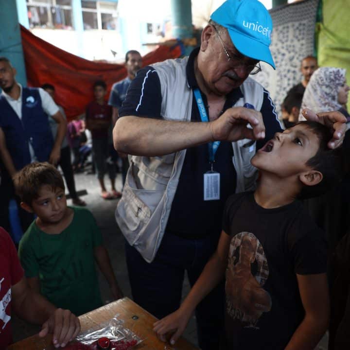 polio Gaza vaccination