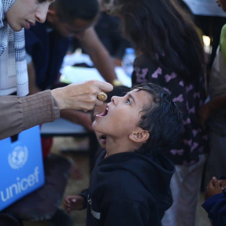 polio vaccin vaccination gaza